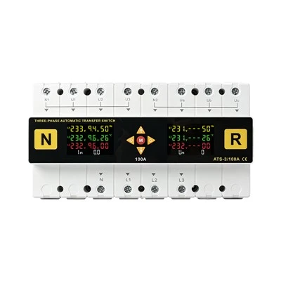 Kolm-nelja faasi-juhtmega elektrooniline ATS